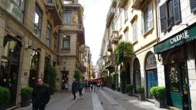 Via Brera a Milano